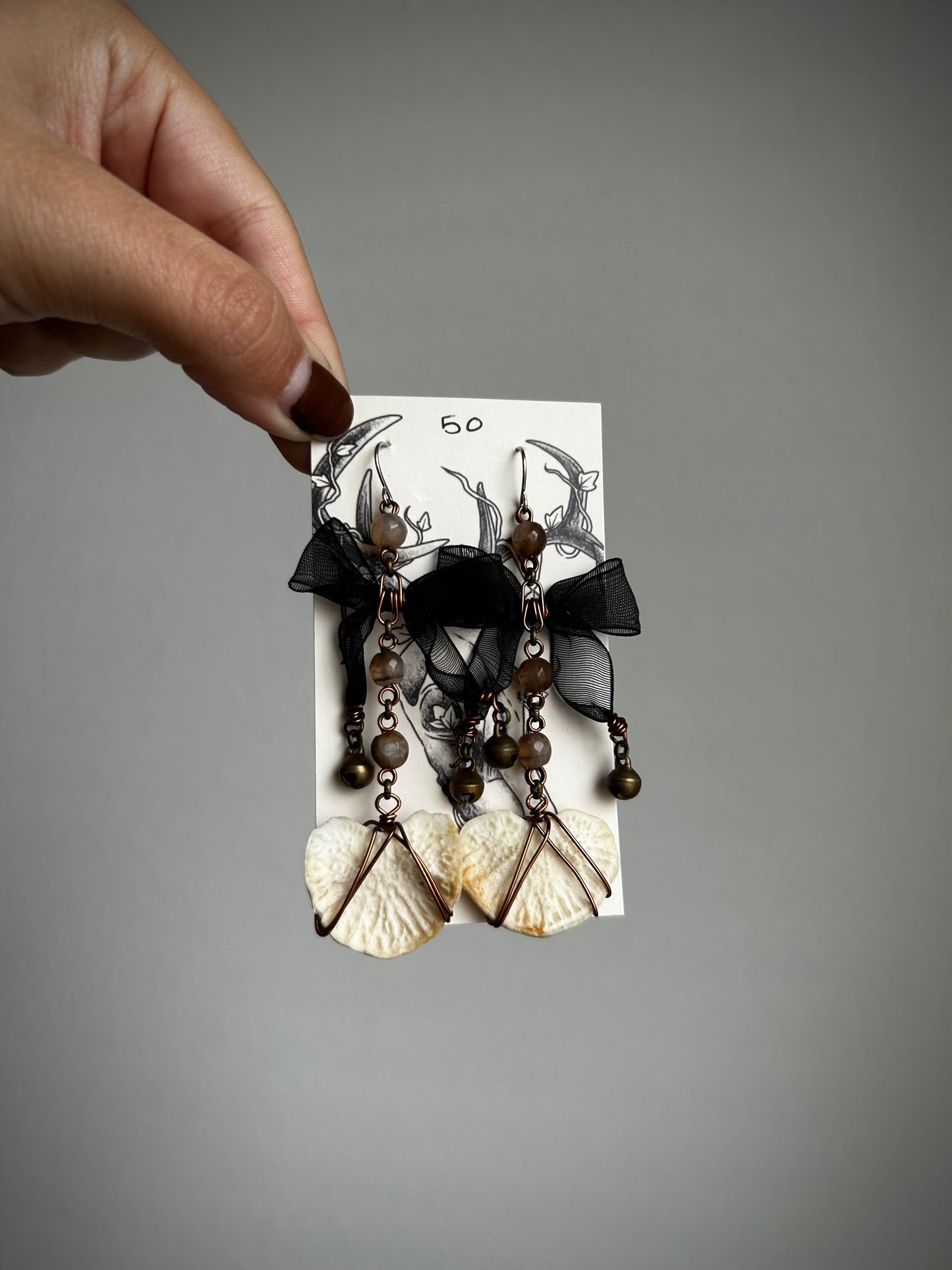 Bow Vertebrae Earrings