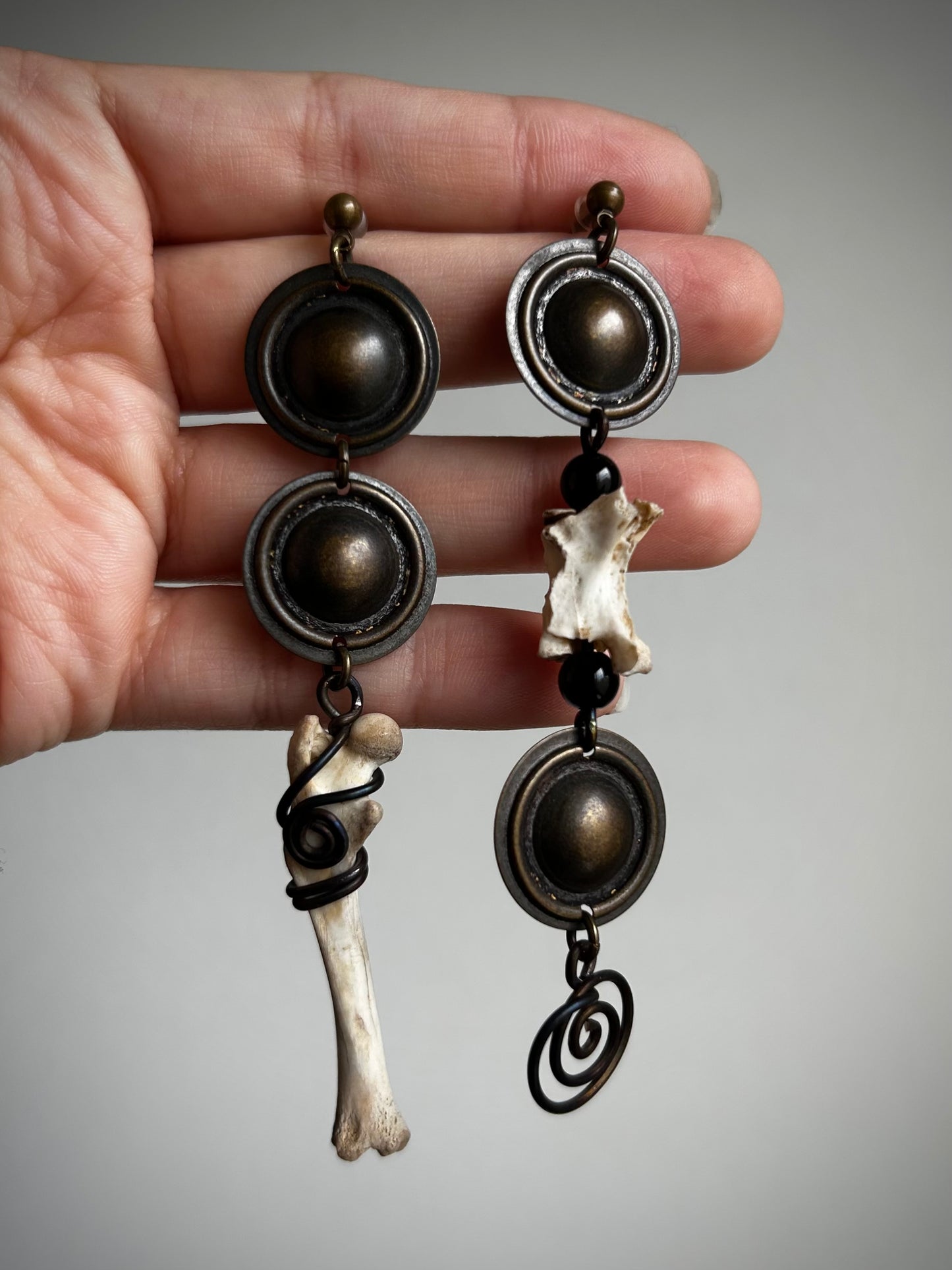 *Strange Adornments x Vavis Trenzitas* Ceniza Necklace + Earring Set