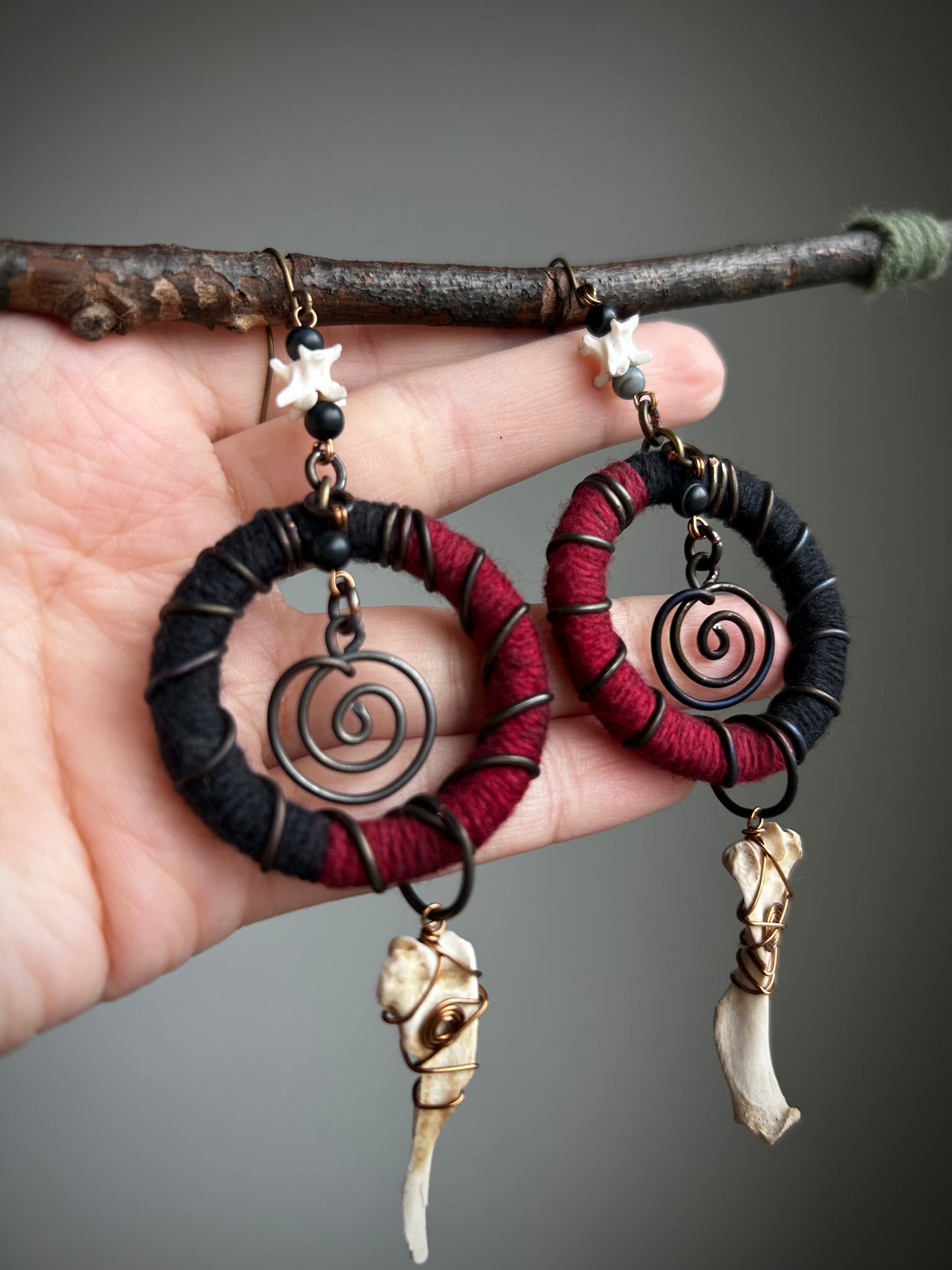 *Strange Adornments x Vavis Trenzitas* Sombra Earrings