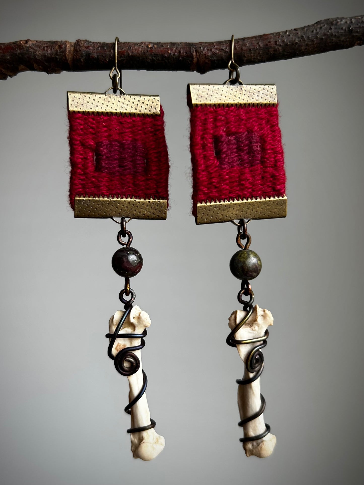 *Strange Adornments x Vavis Trenzitas* Lumbre Earrings
