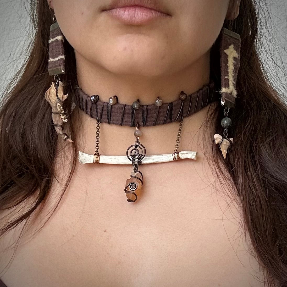 *Strange Adornments x Vavis Trenzitas* Rocío Necklace