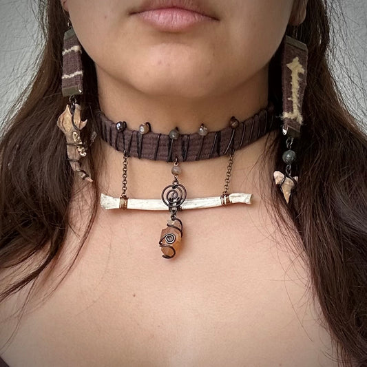 *Strange Adornments x Vavis Trenzitas* Rocío Necklace