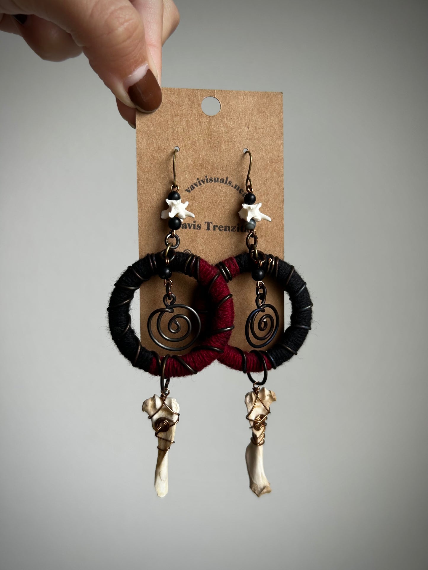 *Strange Adornments x Vavis Trenzitas* Sombra Earrings