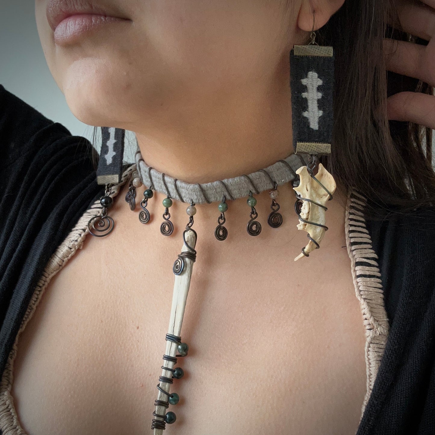 *Strange Adornments x Vavis Trenzitas* Etérea Necklace