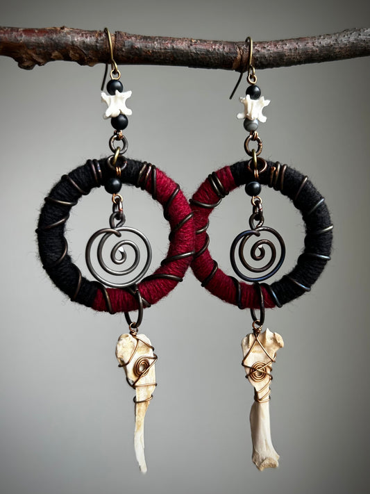 *Strange Adornments x Vavis Trenzitas* Sombra Earrings