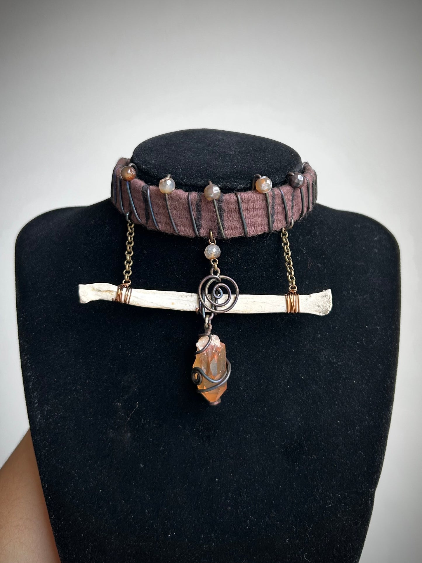 *Strange Adornments x Vavis Trenzitas* Rocío Necklace