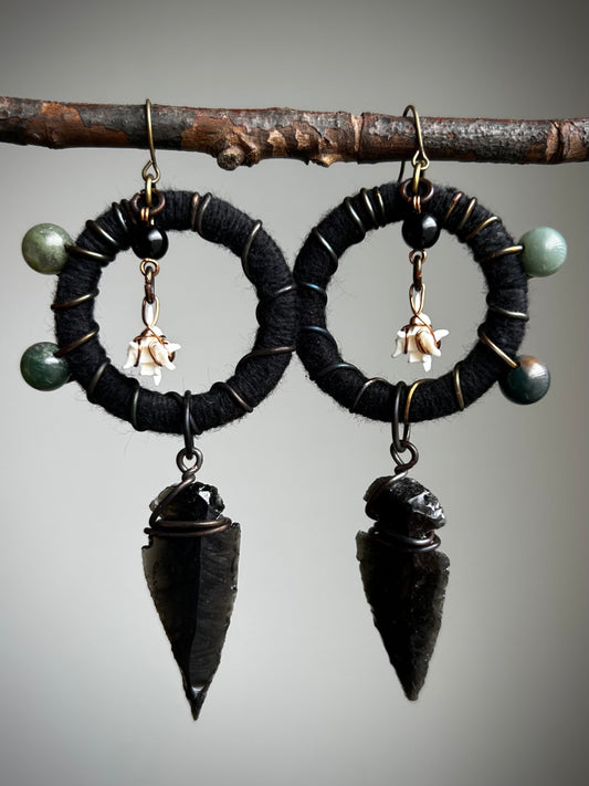 *Strange Adornments x Vavis Trenzitas* Duende Earrings