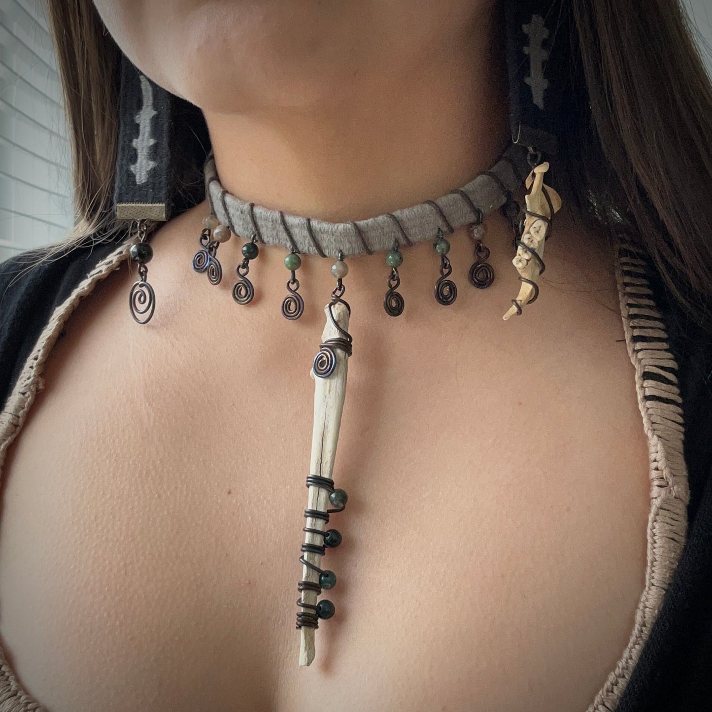 *Strange Adornments x Vavis Trenzitas* Etérea Necklace