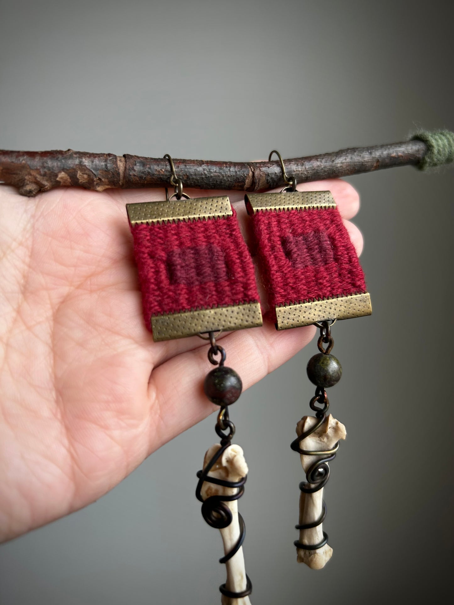 *Strange Adornments x Vavis Trenzitas* Lumbre Earrings